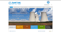 Desktop Screenshot of jyoti.com