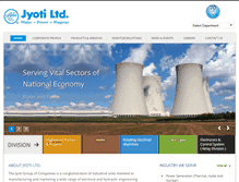 Tablet Screenshot of jyoti.com